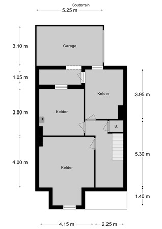 Floorplan - Prins Bernhardstraat 8, 6291 GX Vaals